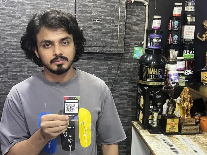 Gym Point with their TapStar Google review card