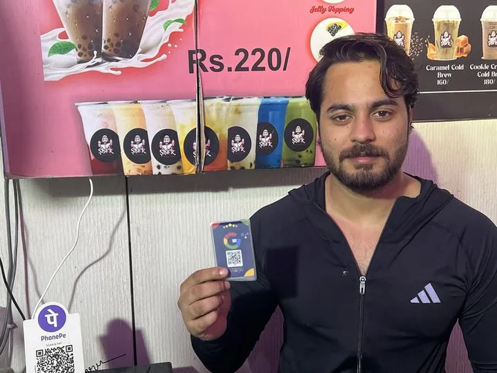 Sheikh — The Taste of Persia with their TapStar Google review card