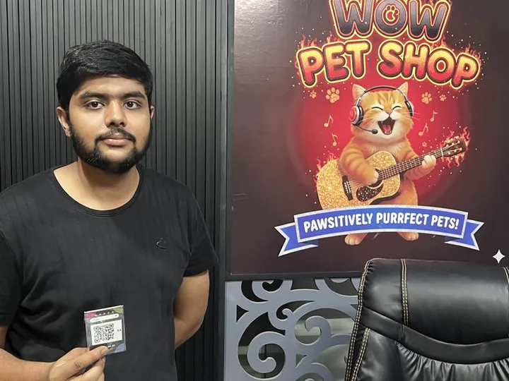 Wow Pet Shop with their TapStar Google review card