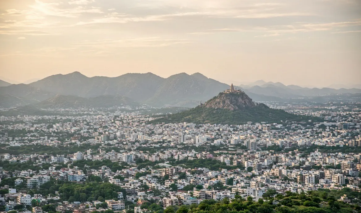Hills, Coimbatore — available as the landmark scenery at the top of a TapStar business card page